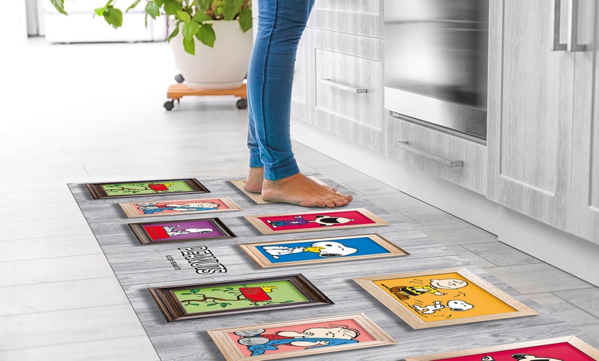 Image 14: Tapis de cuisine antidérapant Snoopy