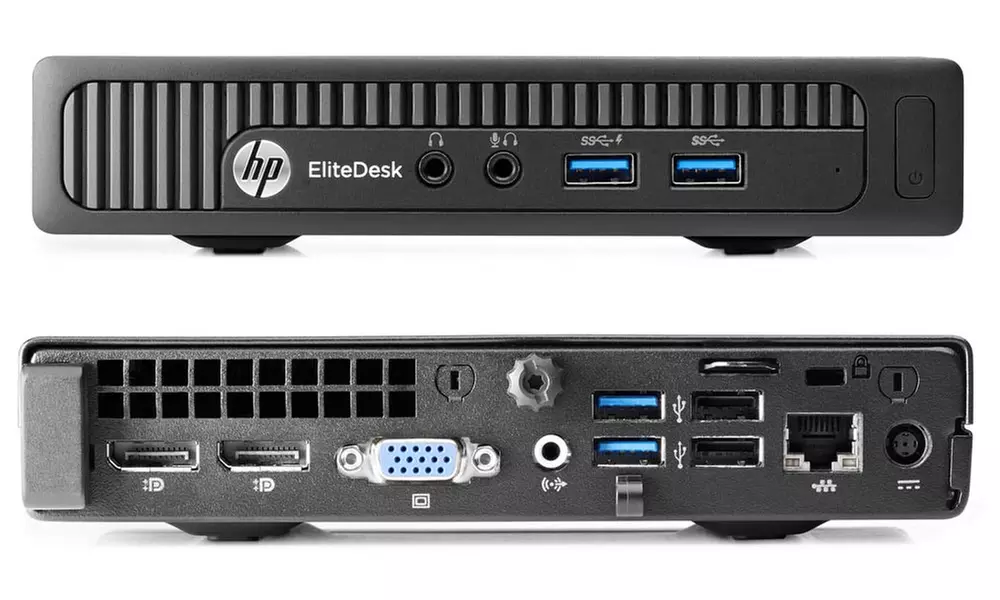 HP EliteDesk 705 G1 Mini Desktop PC with 3.1GHz AMD AMD A8-7600B Processor (Refurbished A-Grade) - Primary Image