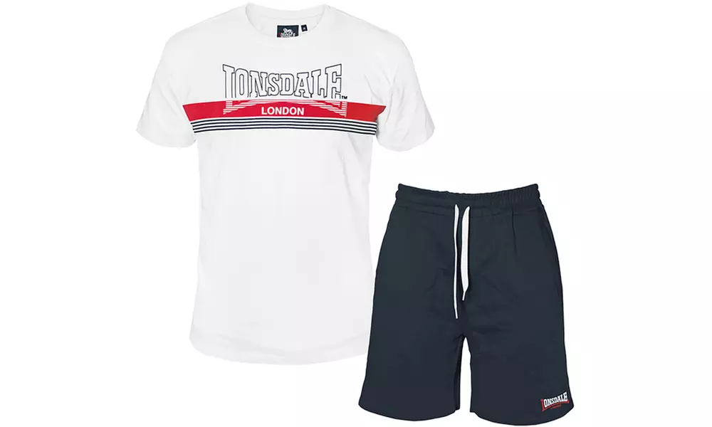 Completo uomo corto Lonsdale in cotone