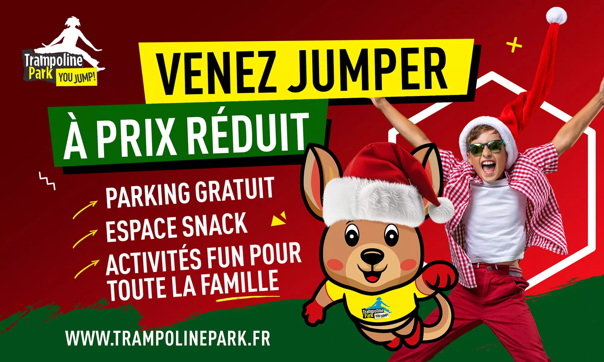 Session de 60 minutes ou en illimité pour 1 à 3 personnes au Trampoline Park (jusqu'à 46% de remise) - Primary Image