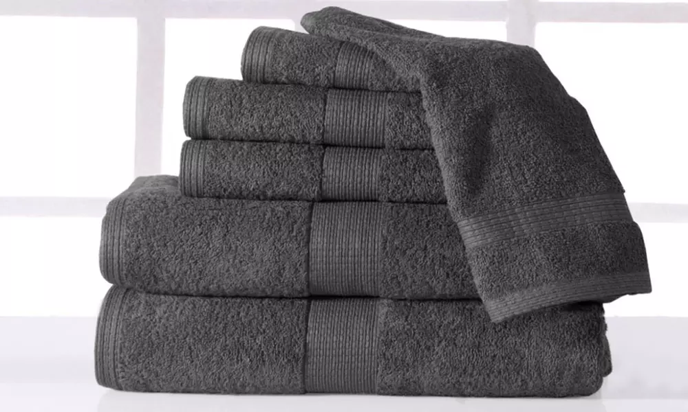 Casa Platino Plush Low-Twist Cotton Bath Towel Set (6-Piece) - Primary Image