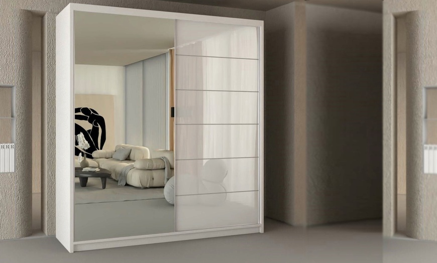Image 7: Slidingwardrobe4u Sliding Door Wardrobe with Mirror
