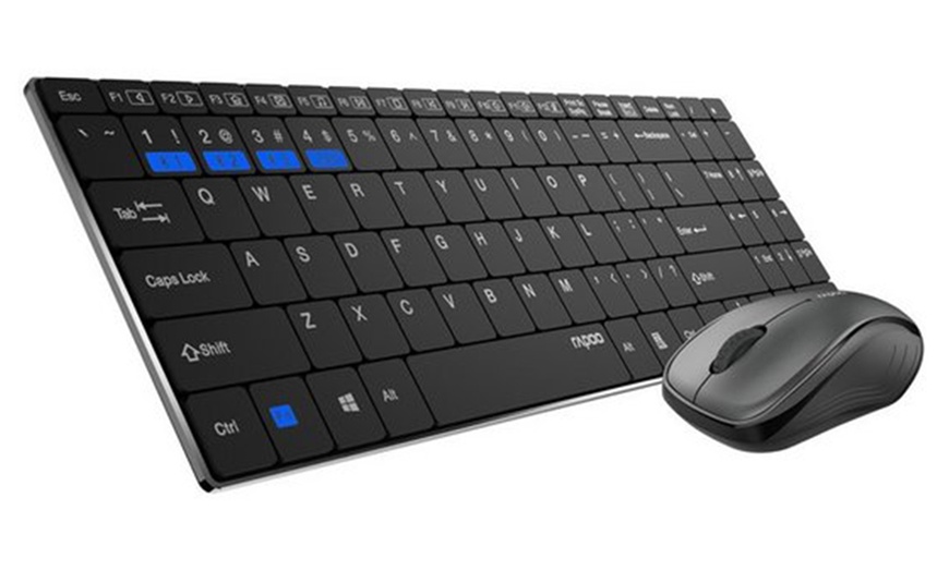 Image 9: Rapoo Wireless Keyboard and Mouse