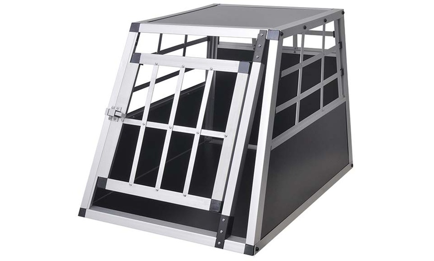 Image 4: VidaXL Dog Transport Cage