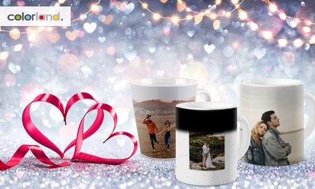 Fino a 5 tazze personalizzabili colorate, magiche o tazze da latte offerte da Colorland (sconto fino a 78%)