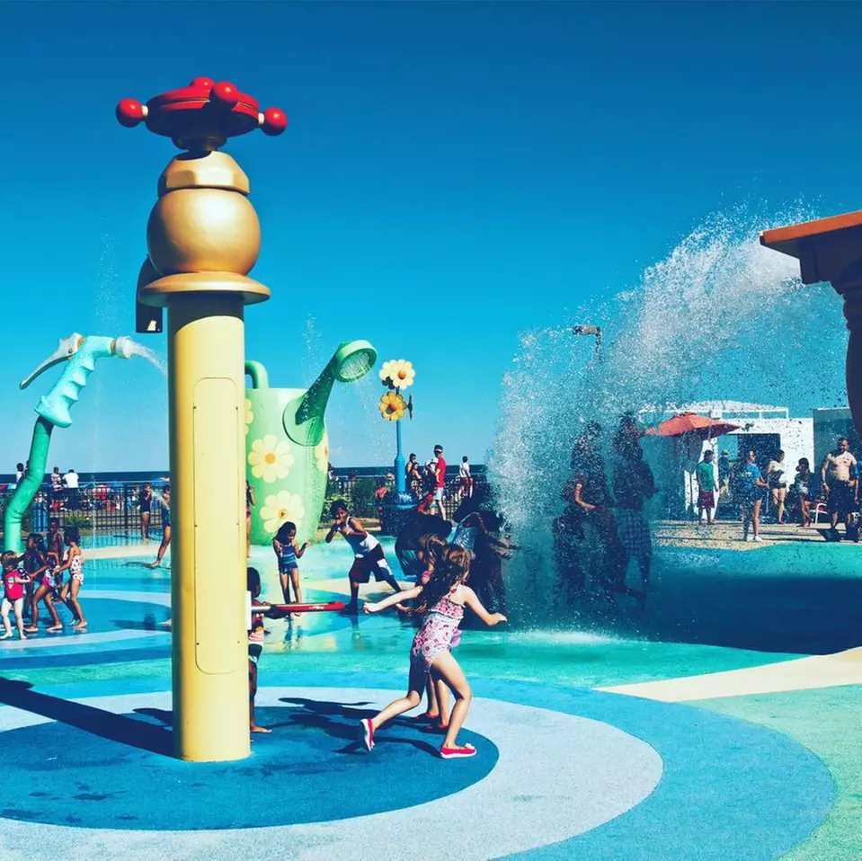 Cool Off on a Hot Day with Admission for 1 Adult and Child, or Family of 4 at Asbury Splash Park (Up to 27% Off) - Second Medium