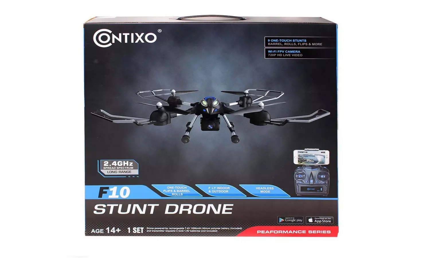 Contixo F10 Quadcopter Drone with HD Camera - Second Medium