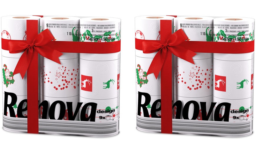 Image 7: Upto 45 Renova Christmas Toilet Paper and Kitchen Rolls