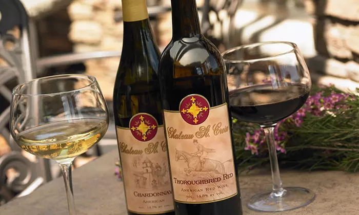 Wine Tasting Package for Two or Four People with Souvenir Glasses at Chateau St Croix Winery (Up to 40% Off) - Primary Image