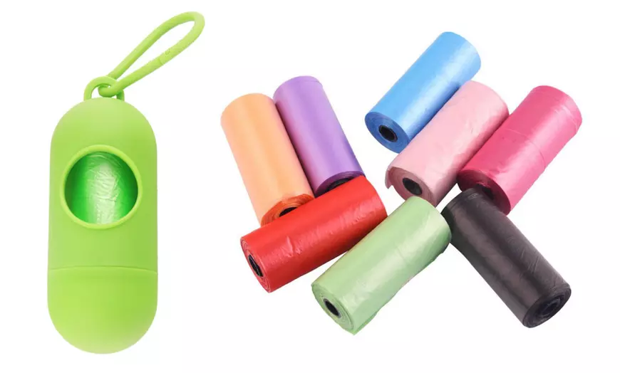 Image 14: Vuilniszakjes met dispenser