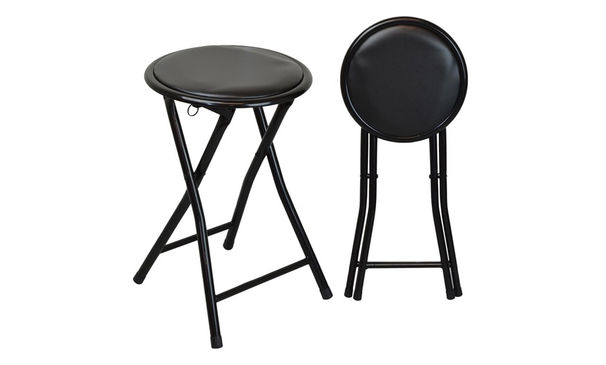 Image 6: Up to Six Round Folding Stools