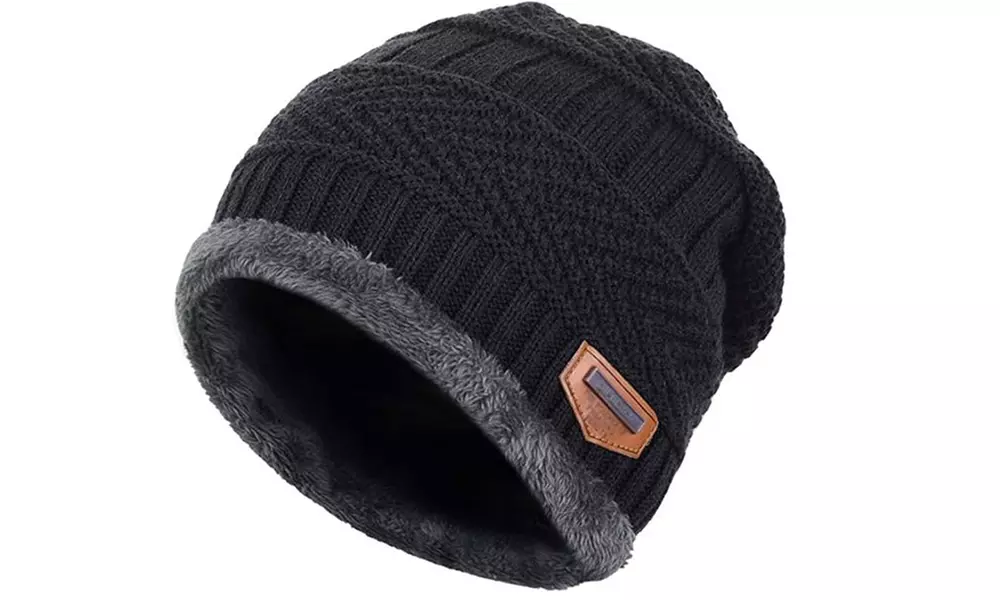 Gorro de punto para niños y niñas, con opción a cuello redondo a juego