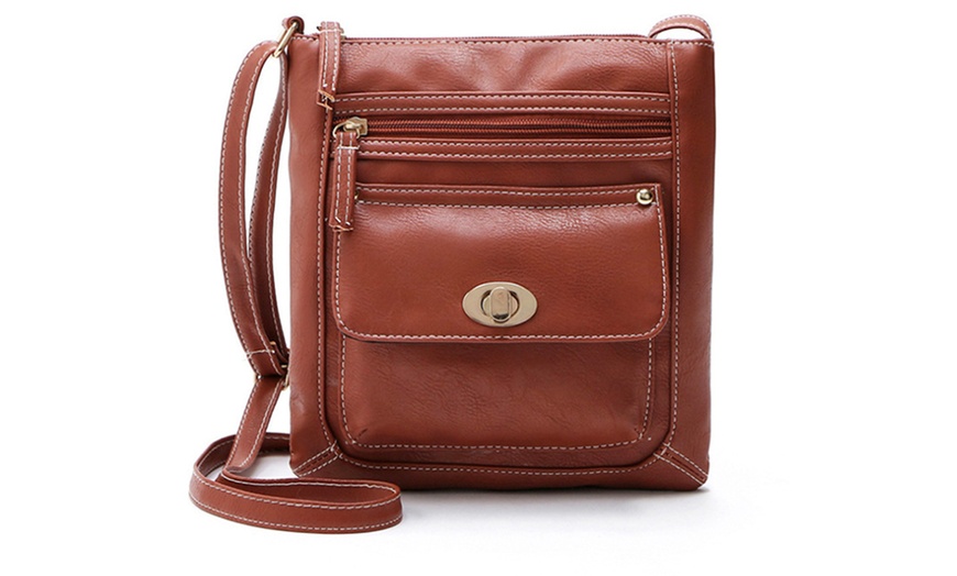 Image 5: One or Two Multifunctional Crossbody Bags with Clasp