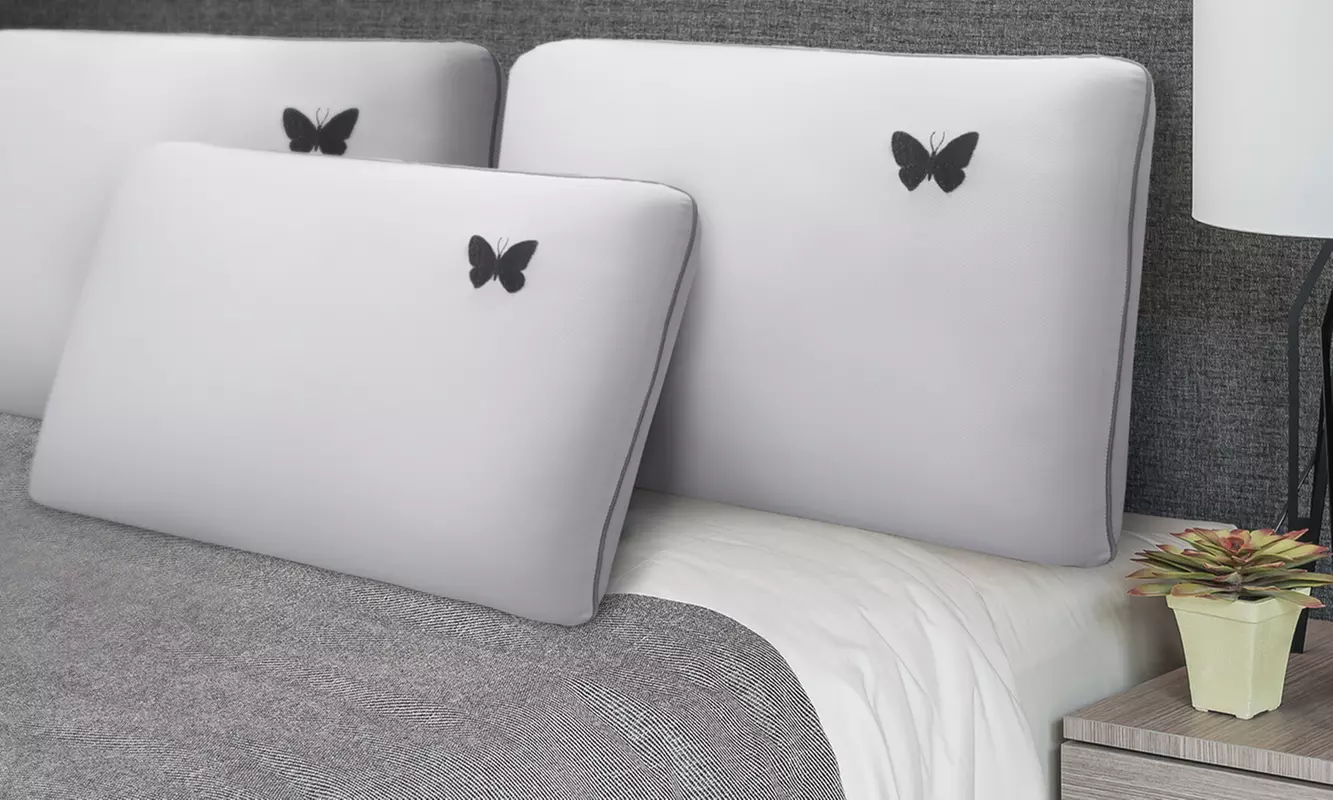 1, 2 ou 4 oreillers à mémoire de forme Butterfly de la marque Sampur - Primary Image