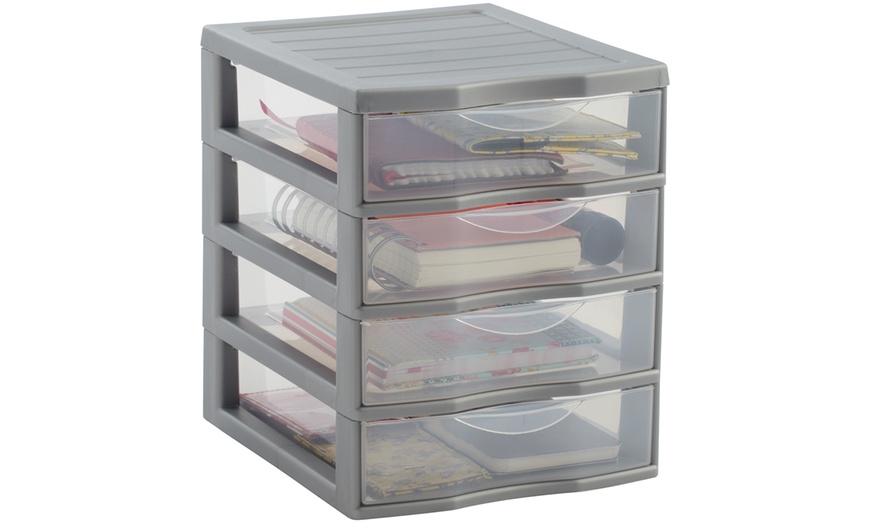 Image 1: Sundis Four-Drawer Storage Tower