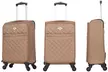Set de 2 bagages "Lilas-H", valise cabine et vanity, coloris au choix, livraison offerte - Second Medium
