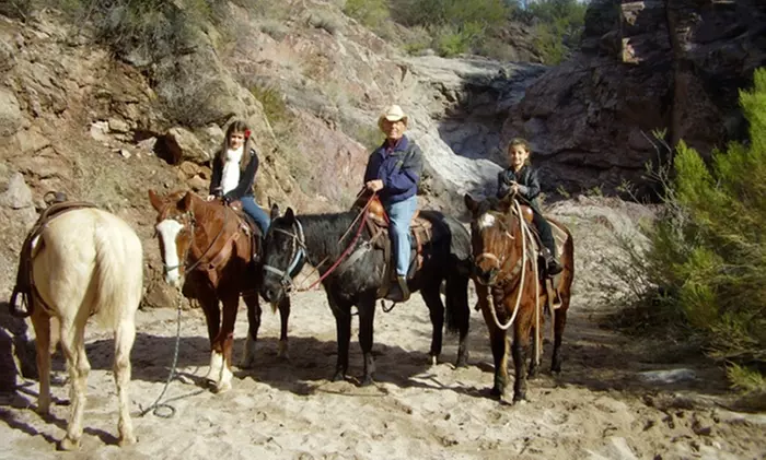 Two-Hour Horseback Trail Ride for One, Two, or Four from DJ Riding Stables (Up to 47% Off) - Primary Image