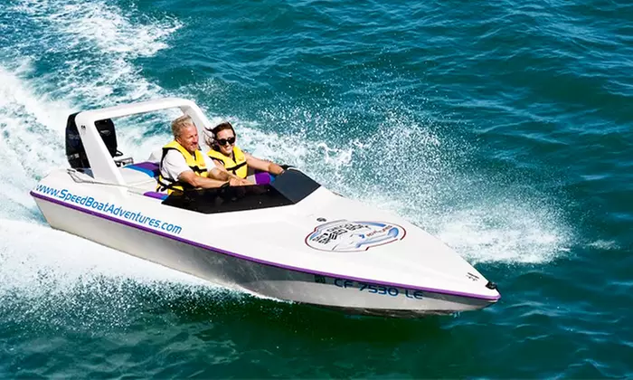$68 for a Speedboat Adventure Tour for Two from Tampa Speed Boat Adventures ($129.80 Value) - Primary Image