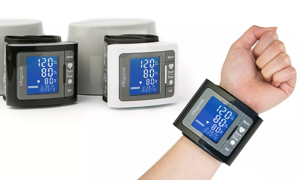 Vitagoods Wrist Blood-Pressure Monitor with Case - Primary Image