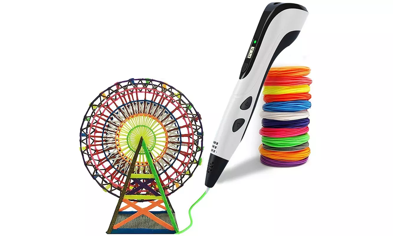 3D Printing Pen with 13 Filament Rolls