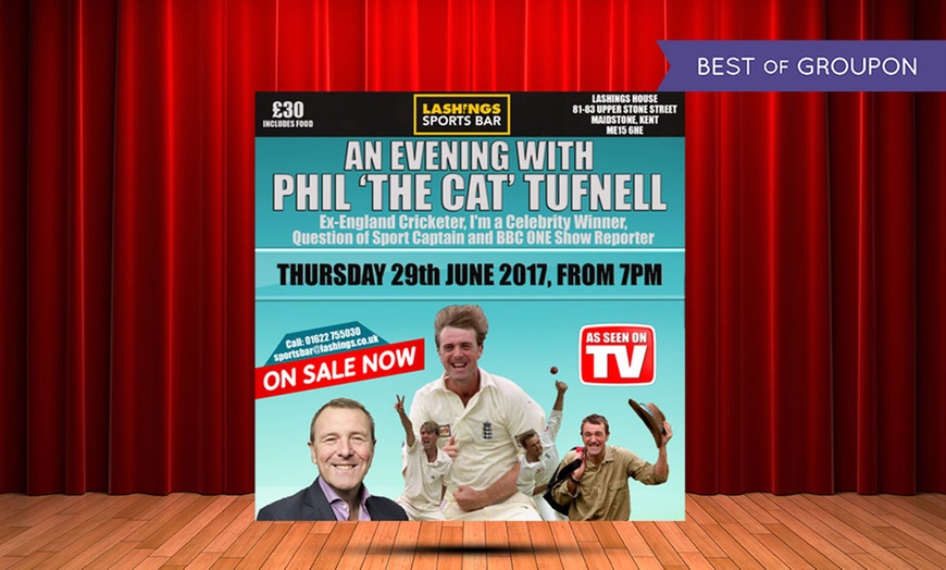 Image 1: An Evening with Phil Tufnell