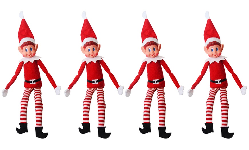 Image 3: Plush Christmas Toy Elves