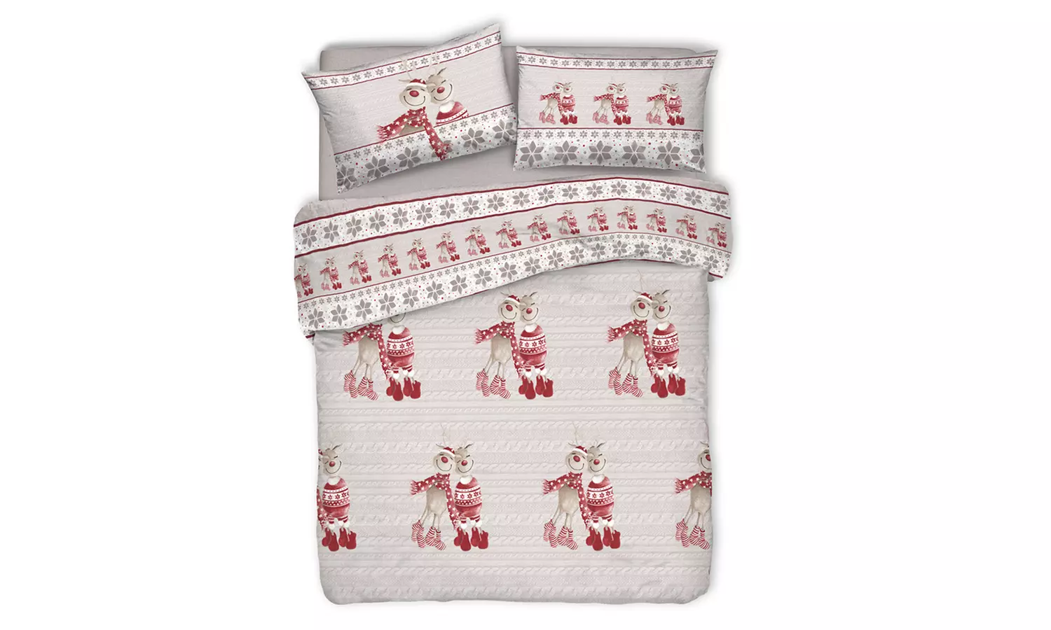 Copripiumino in flanella Fantasie invernali, natalizie, scozzesi