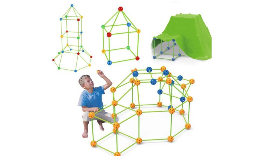 Image 1: Kit de construction de fort pour enfants 