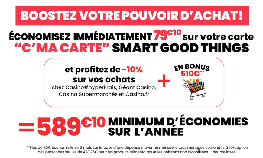 Image 4: Abonnement Casino Max d'1 an : - 10% de remise sur vos achats Casino