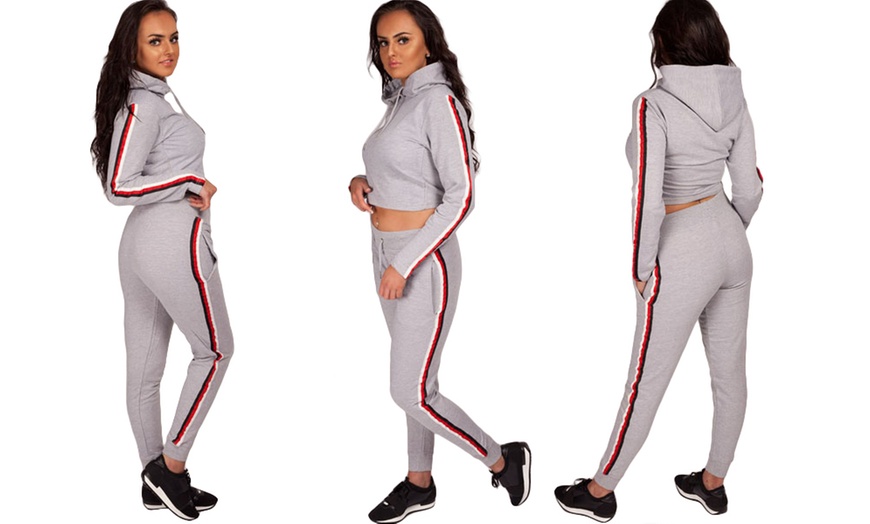 Image 5: Side Stripe Tracksuit 