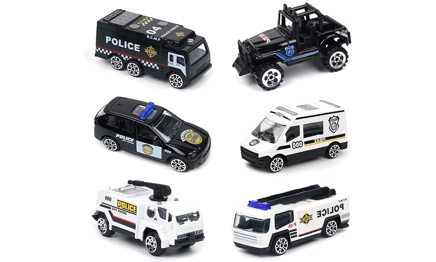 Image 4: Police Rescue Truck Toy Set