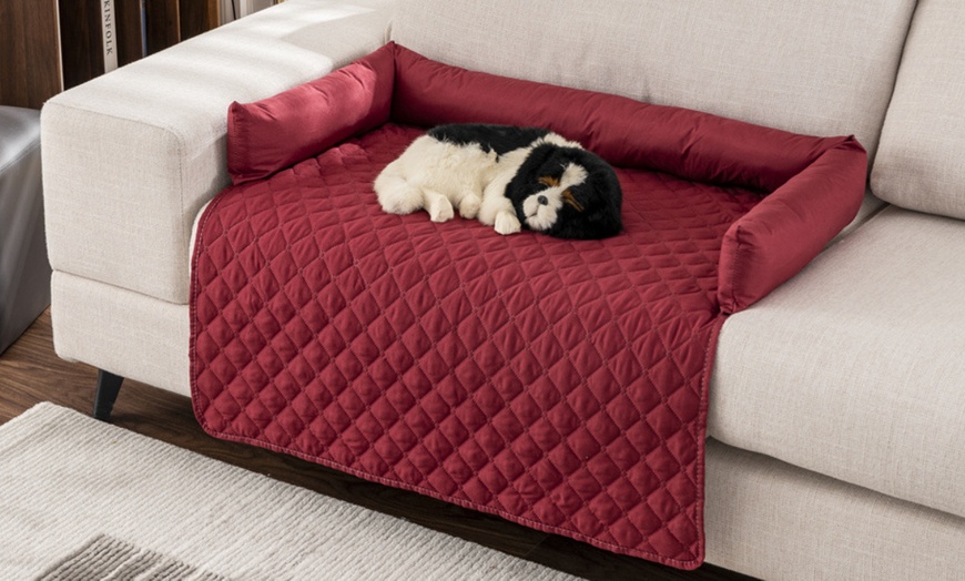 Image 5: Water-Resistant Pet Bed Sofa Seat Cover Protector