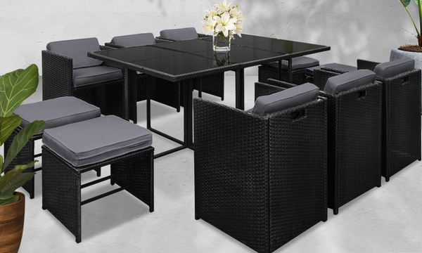 rattan garden set groupon