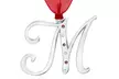 Silvertone Initial Ornaments - Second Medium