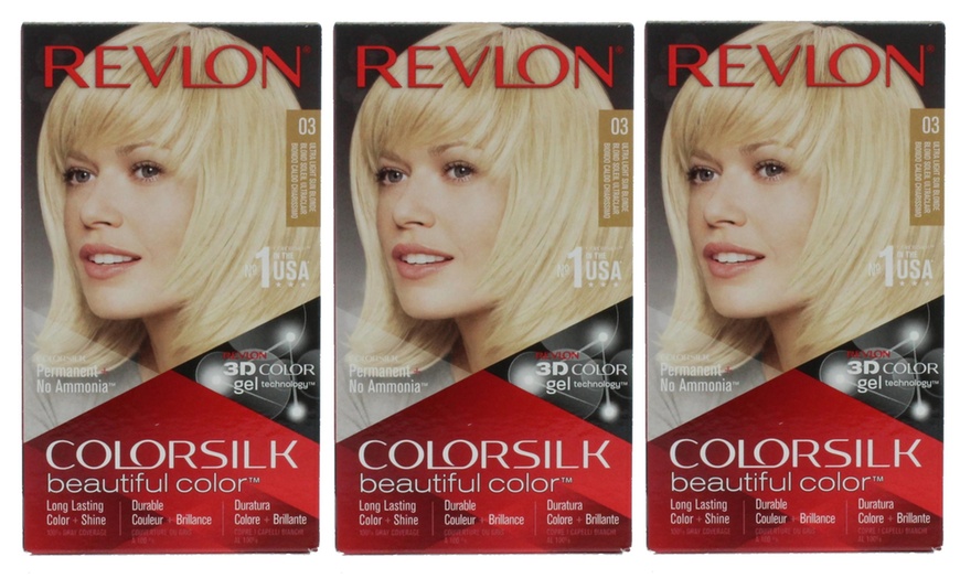 Image 13: Revlon Colorsilk Permanent Hair Colour Three-Pack