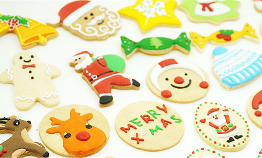 Image 4: 10Pcs Set Christmas Cookie Cutter Biscuit Mold