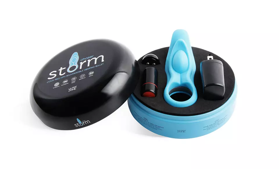 Storm Chaser Silicone C-Ring with Rechargeable Bullet - Primary Image