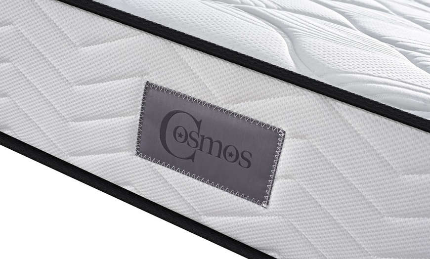 Image 4: Lit coffre Sherwood simili cuir de Sampur, matelas "Cosmos" en option