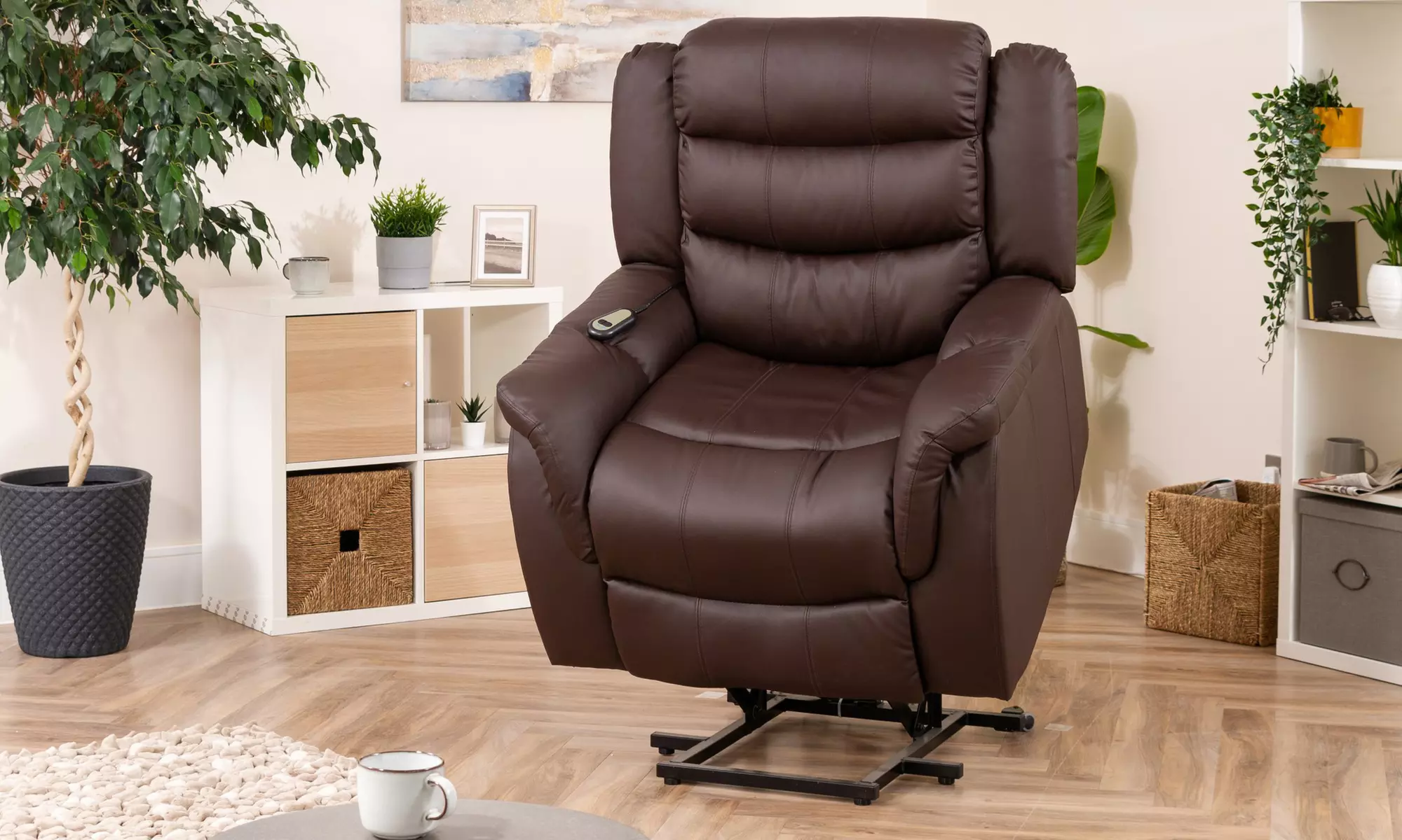 Carmona Lift-Assist Electric Riser Recliner with Massage and Heat