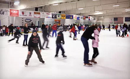 Ice Skating and Skate Rental for Two or Four at The Glacier Ice Arena (Up to 54% Off) - Primary Image