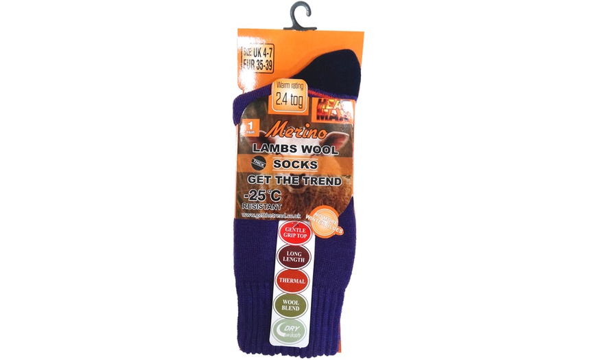 Image 5: Women's Thermal-Brushed Socks