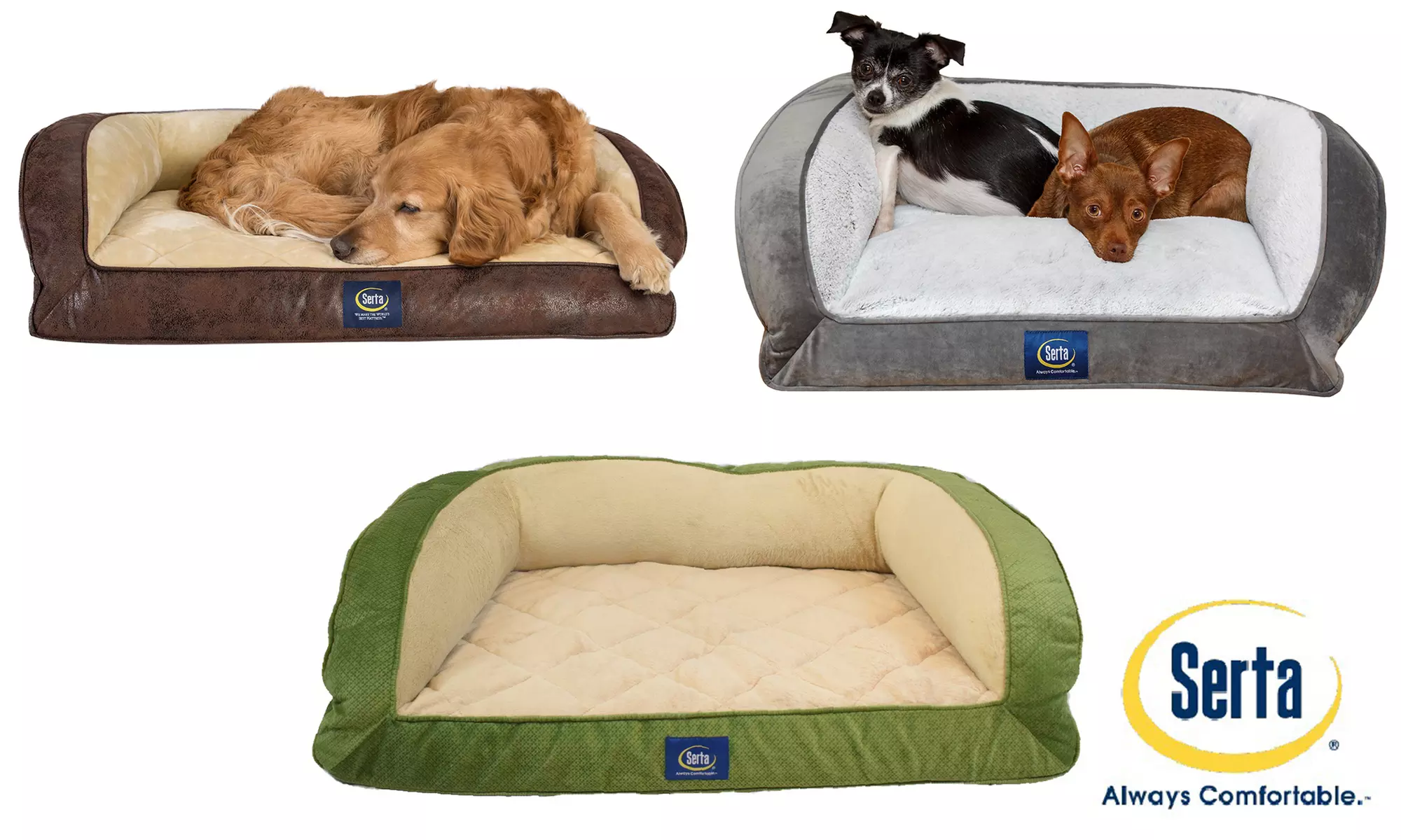 Serta Orthopedic Foam Couch Bed for Pets - Primary Image