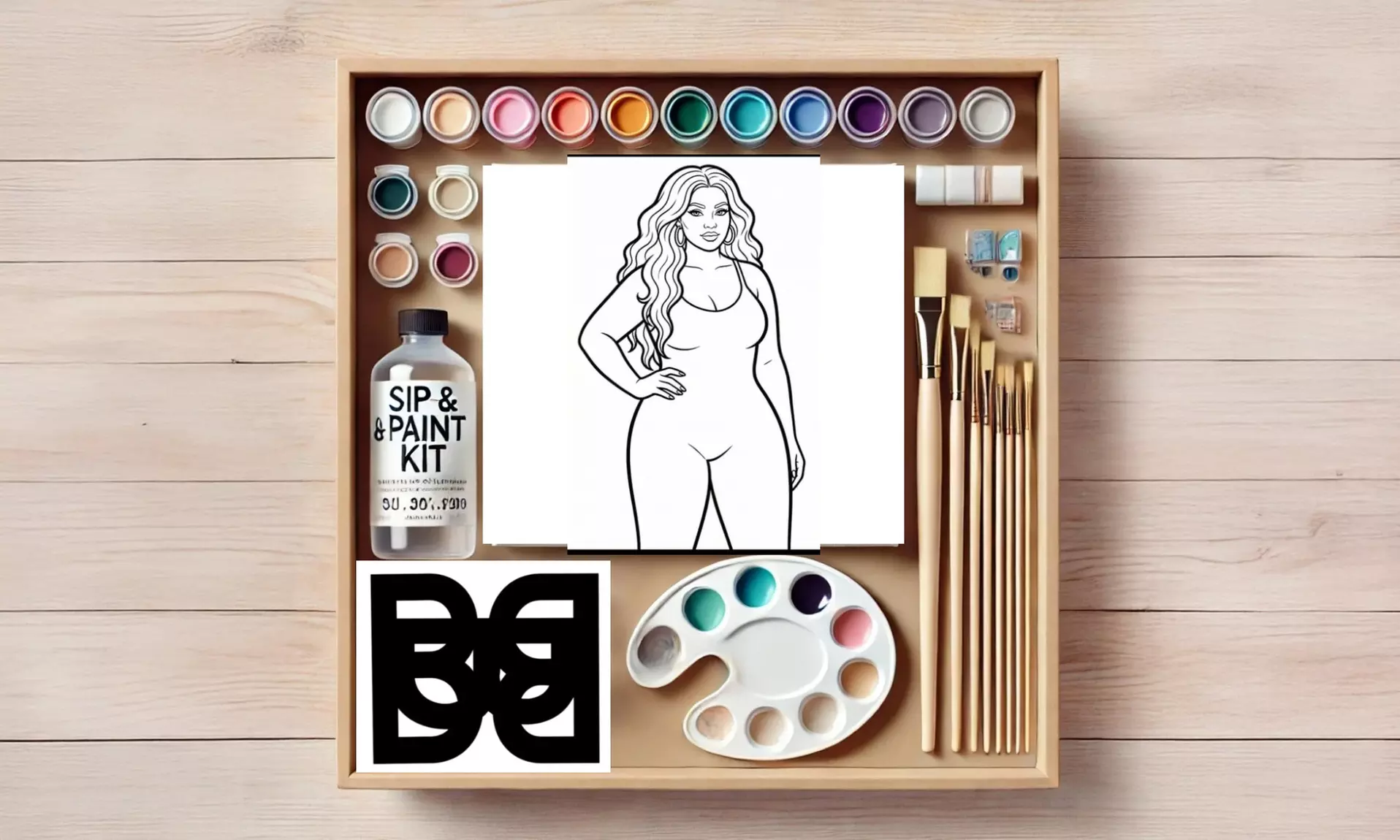 Unleash Creativity with Take-Home Sip & Paint or Date Night Kits Pack