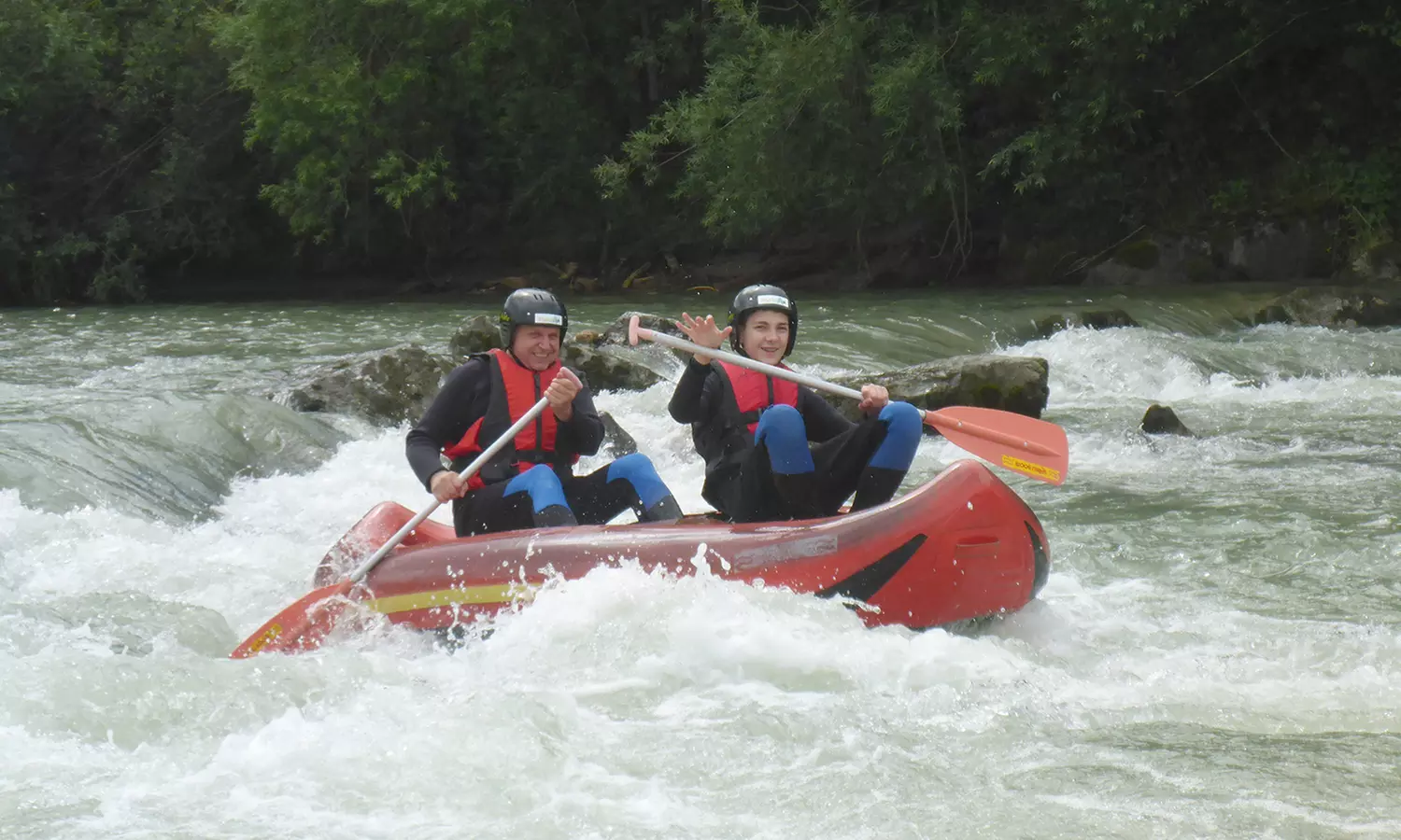 3 Stunden Fun-Rafting-Tour