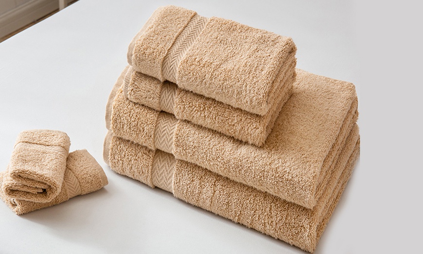 Image 11: Six-Piece 500gsm Egyptian Cotton Towel Bale Set