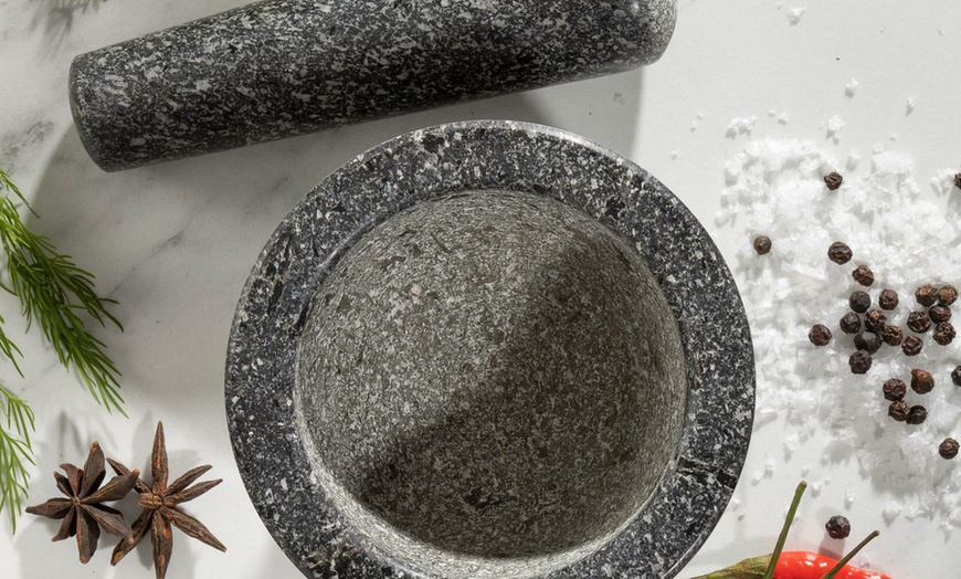 Image 5: Granite Pestle and Mortar
