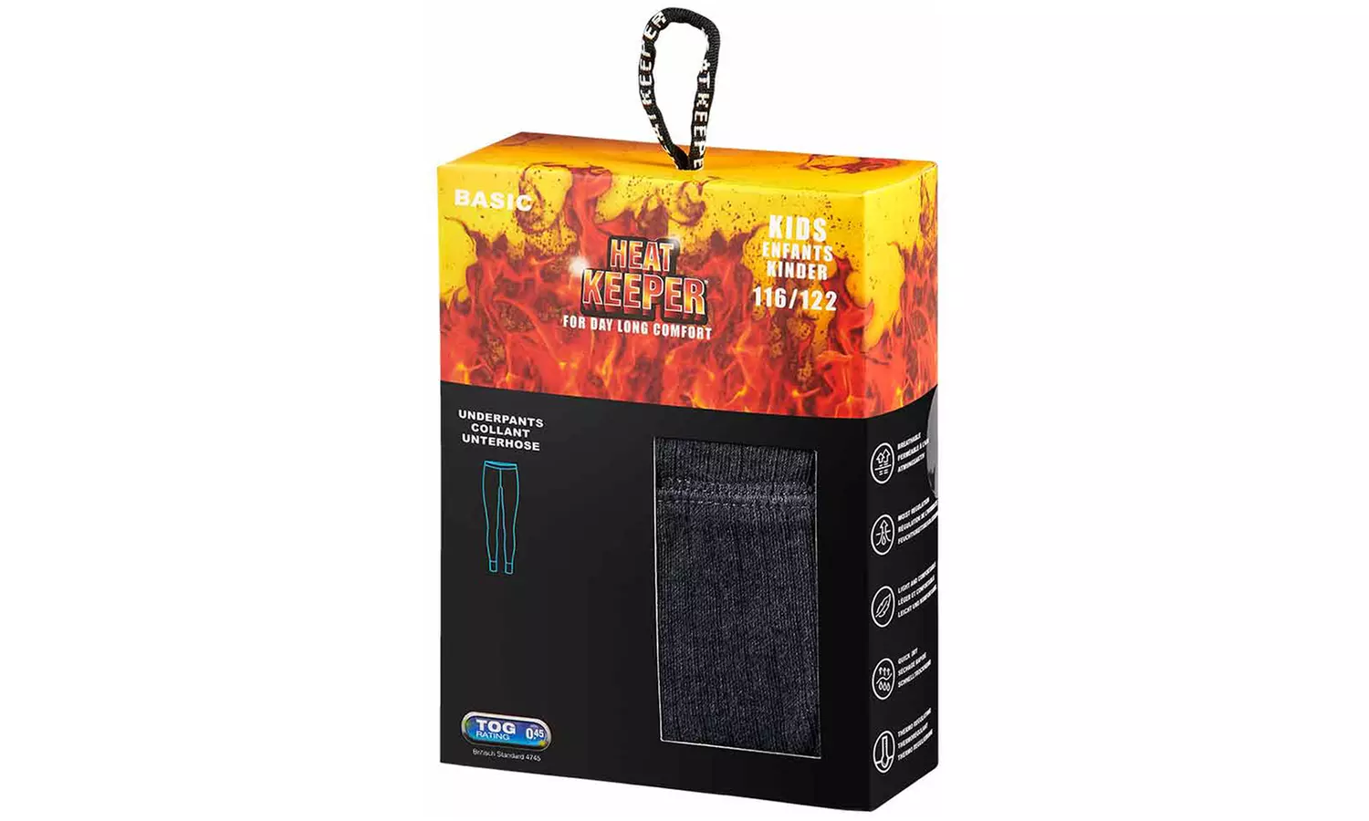 Thermo-Bekleidung in Grau in der Größe nach Wahl für Kinder, inkl. Versand - Second Medium