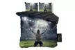 Sleep Time Bettwäsche mit Fußball-Motiv in der Farbe nach Wahl inkl. 1 oder 2 passenden Kissenbezügen - Second Medium