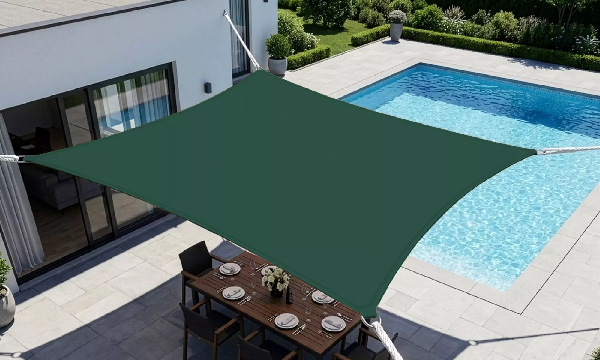 Tenda a vela triangolare