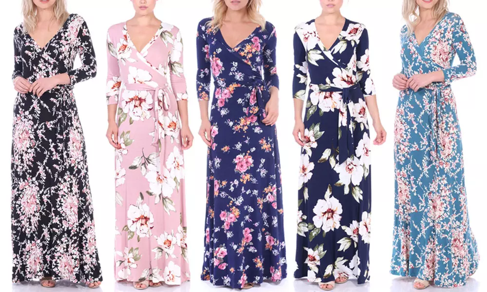 Women's Floral-Print Maxi Dress - Primary Image